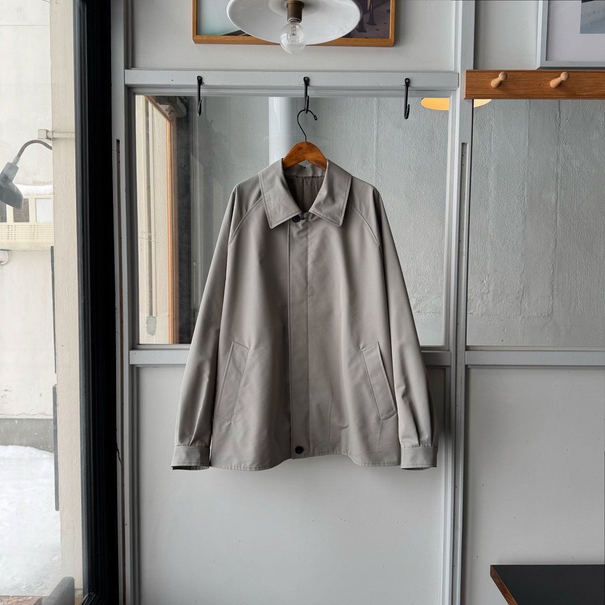 ssstein TECNO COTTON OVERSIZED HARRINGTON JAC