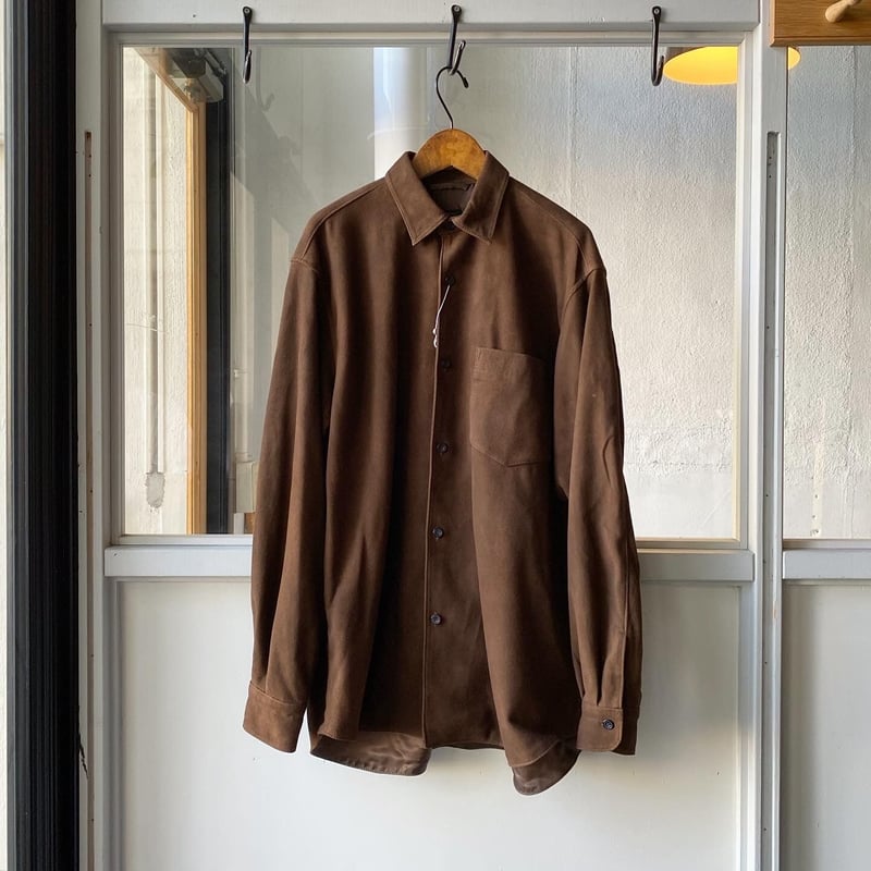 COMOLI スエードコモリシャツ | Less Higashikawa COMOLI スエードコモリシャツ | Less Higashikawa