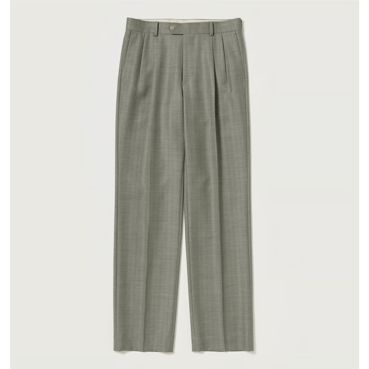 AURALEE BLUEFACED WOOL TWO-TUCK SLACKS | Less