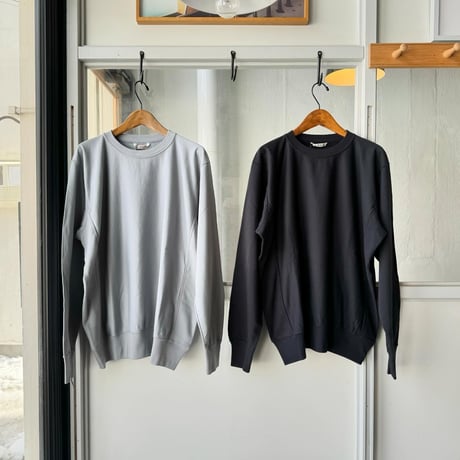 AURALEE　ELASTIC HIGH GAUGE SWEAT P/O