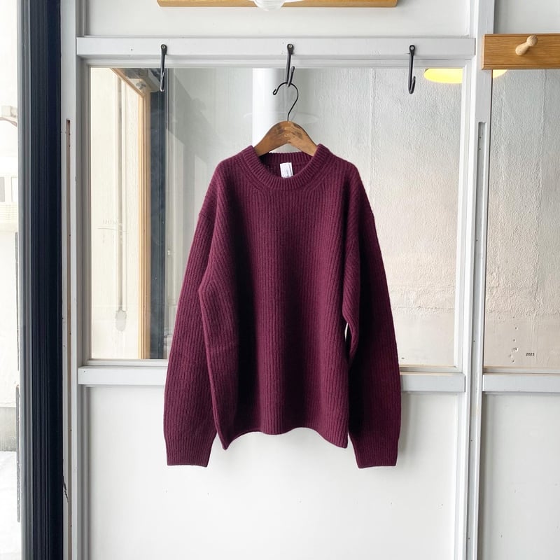 YAECA [CONTEMPO] カシミヤクルーネックニット - UNISEX | Less