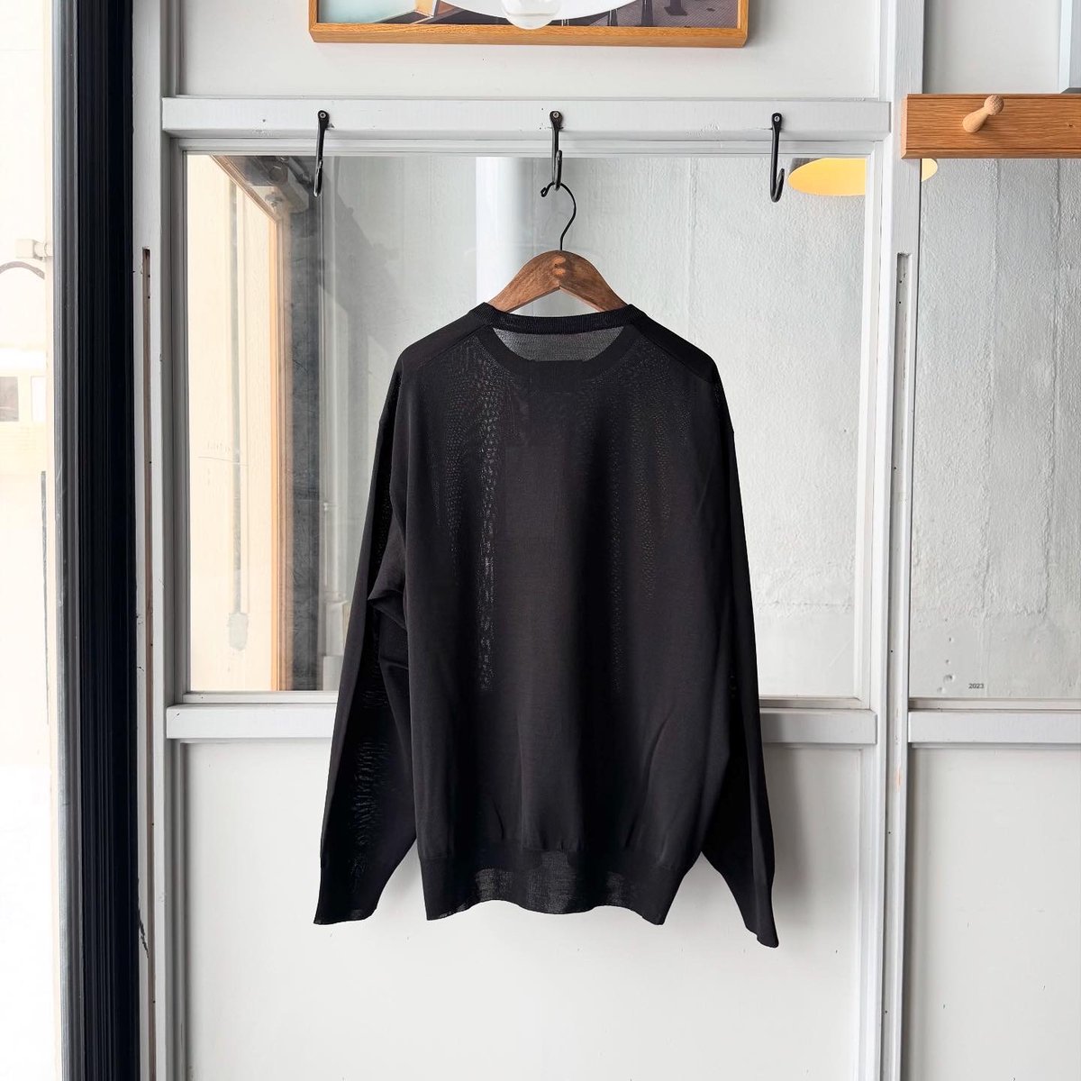 ssstein WOOL SILK KNIT TUCKED LS - ST.1146