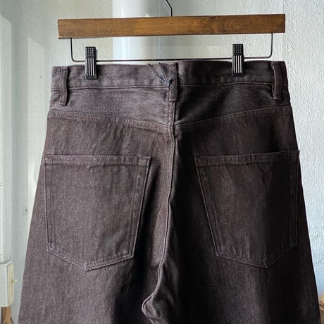 AURALEE  　HARD TWIST DENIM WIDE PANTS