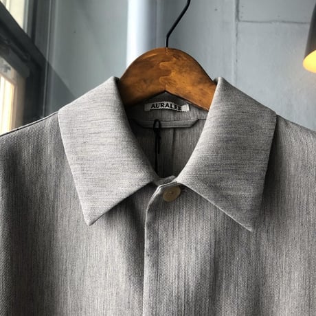 AURALEE   COTTON WOOL DOUBLE CLOTH SHIRTS COAT  A20SC03WF  (womens)
