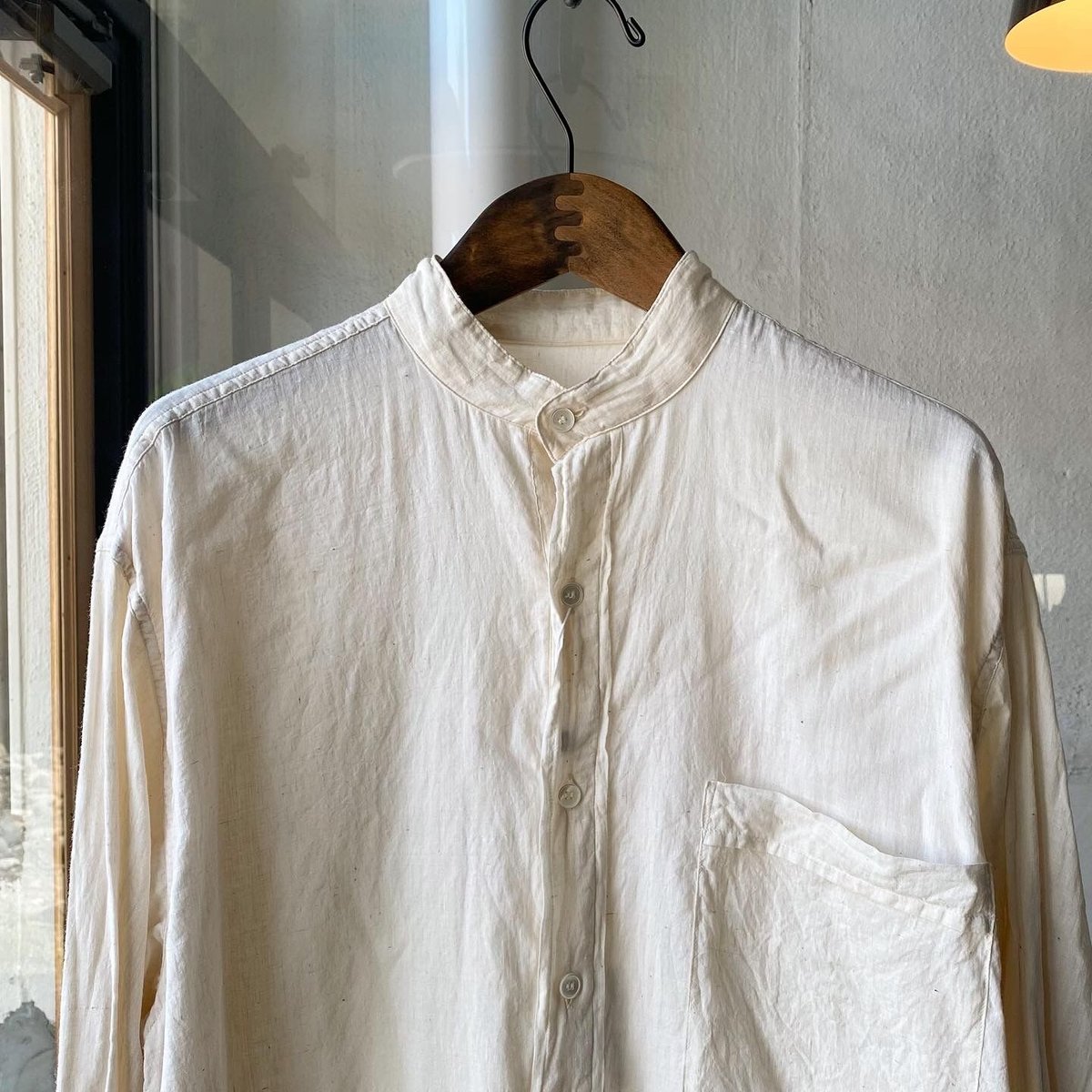 COMOLI コモリ モスリン プルオーバーシャツSIZE3 23ss