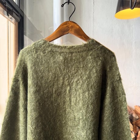 AURALEE　BRUSHED SUPER KID MOHAIR KNIT P/O