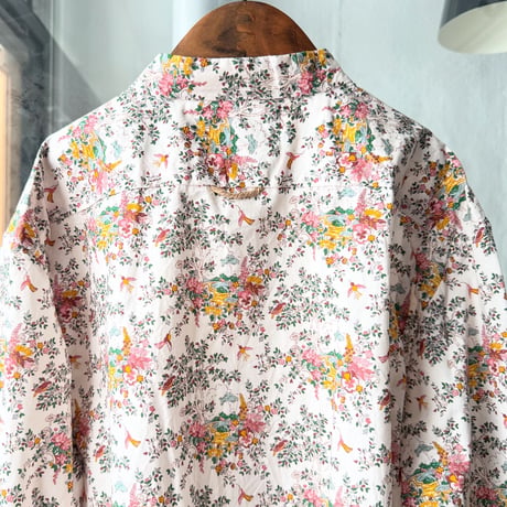 YAECA　[WOMENS] CANVAS DESIGN　スタンドカラーシャツ (MINIATURE WONDERLAND)