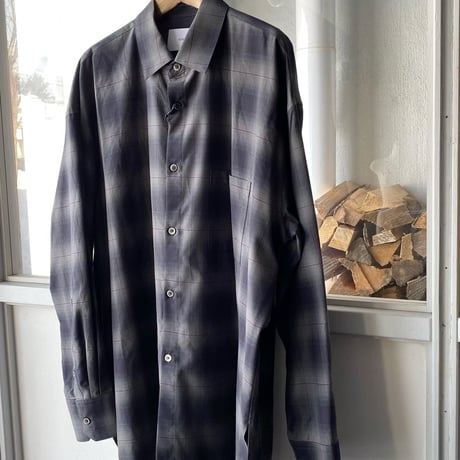 stein　  OVERSIZED DOWN PAT SHIRT  - ST.544-2