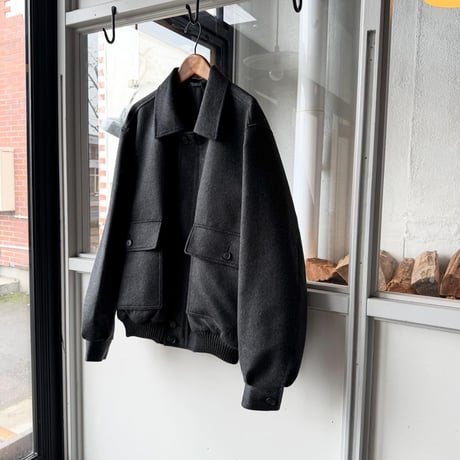 AURALEE　CASHMERE MOLESKIN ZIP BLOUSON