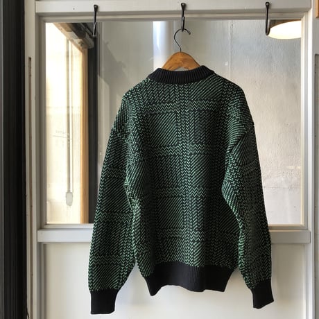 AURALEE  HARD TWIST MERINO JACQUARD KNIT BIG P/O (Womens)