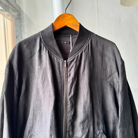 COMOLI　リネンWクロス ジップブルゾン