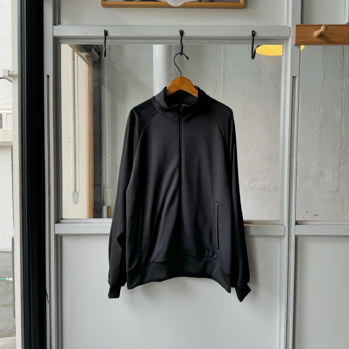 ssstein NYLON JERSEY TRACK JACKET | Less Hig