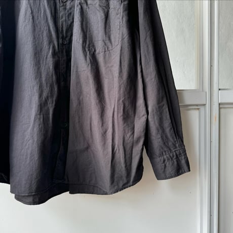 COMOLI　KHADIコットンWレイヤー コモリシャツ