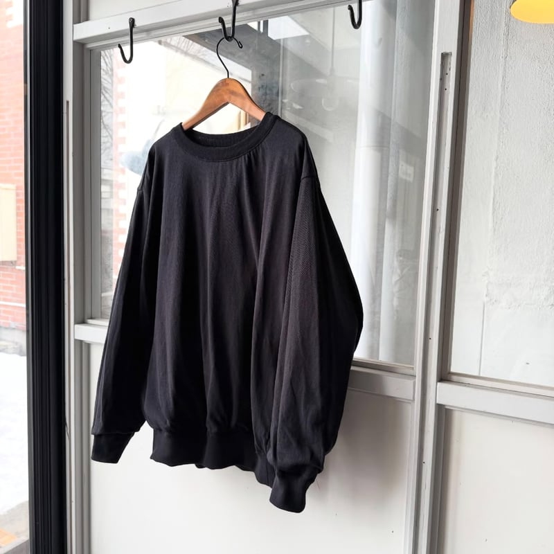 25SS サイズ2 COMOLI リバーシブル プルオーバー ブラック COMOLI | リバーシブル プルオーバー MEN