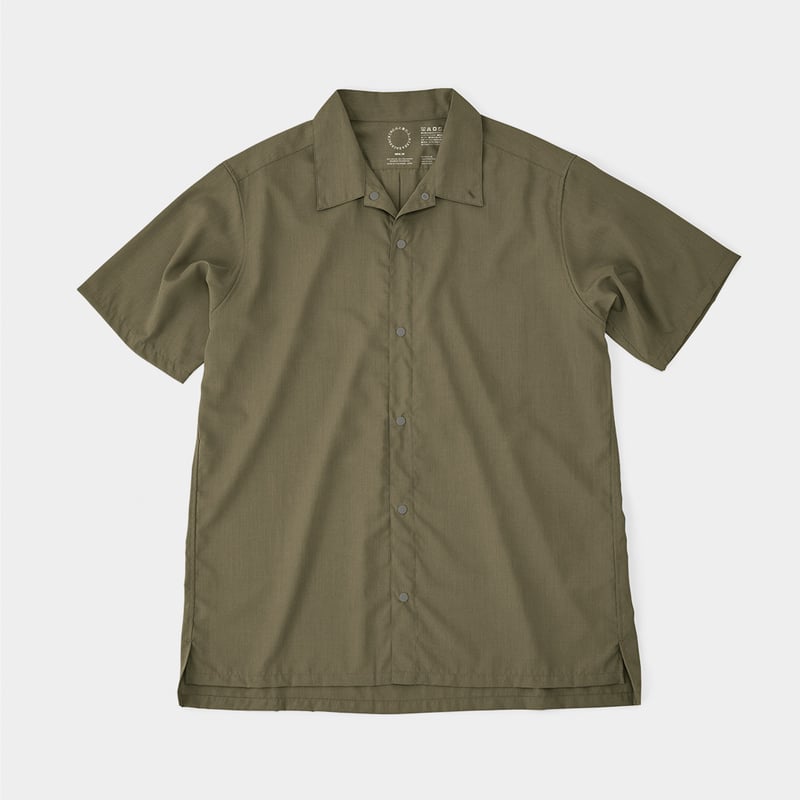 山と道bamboo shirt 半袖 M clove brown 新品未使用品 山と道 Bamboo Short Sleeve Shirt - Men ※在庫あり | Le