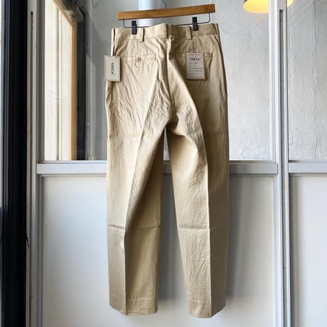YAECA   [ MEN ]   チノクロスパンツ クリースド