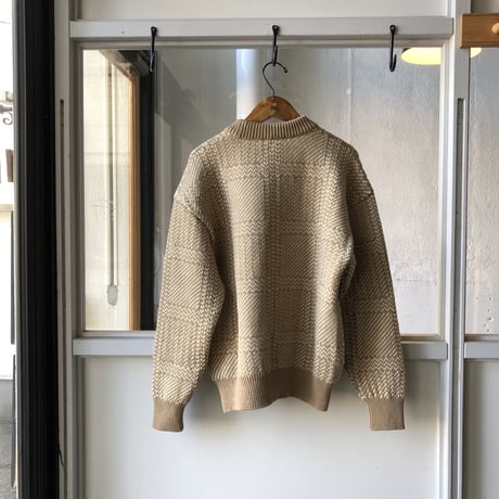 AURALEE  HARD TWIST MERINO JACQUARD KNIT BIG P/O (Womens)