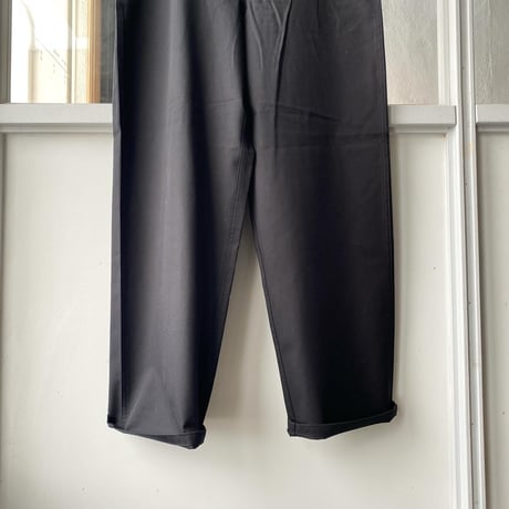 AURALEE　WASHED FINX SILK CHAMBRAY BELTED PANTS