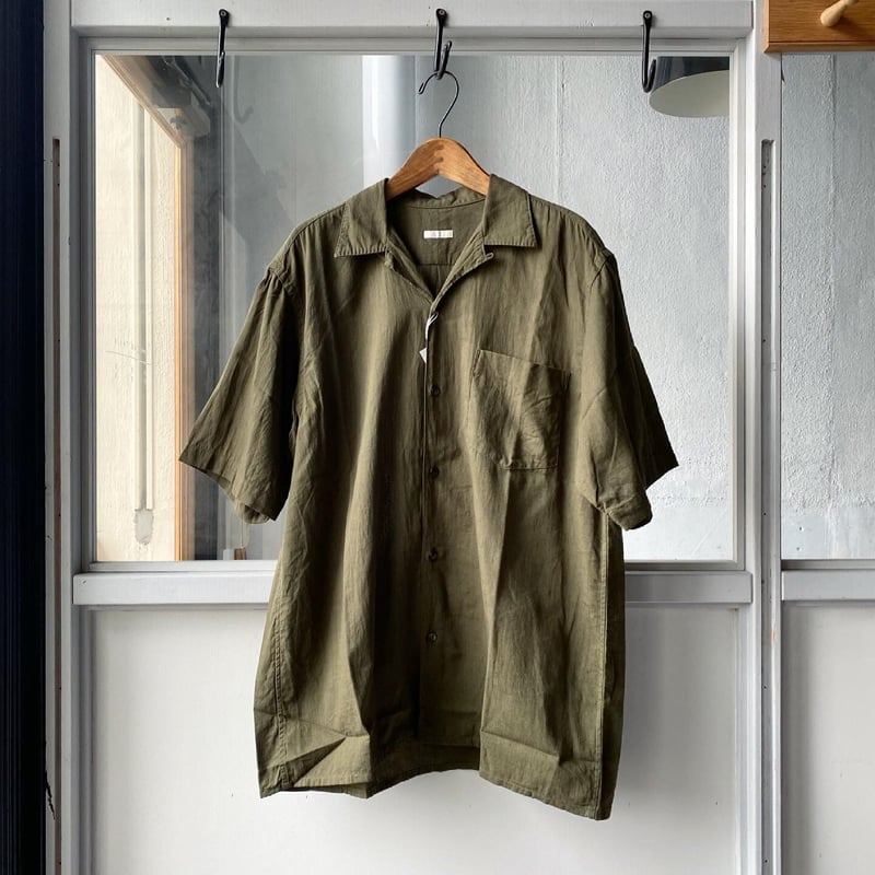 COMOLI ベタシャン オープンカラーシャツ | Less Higashikawa
