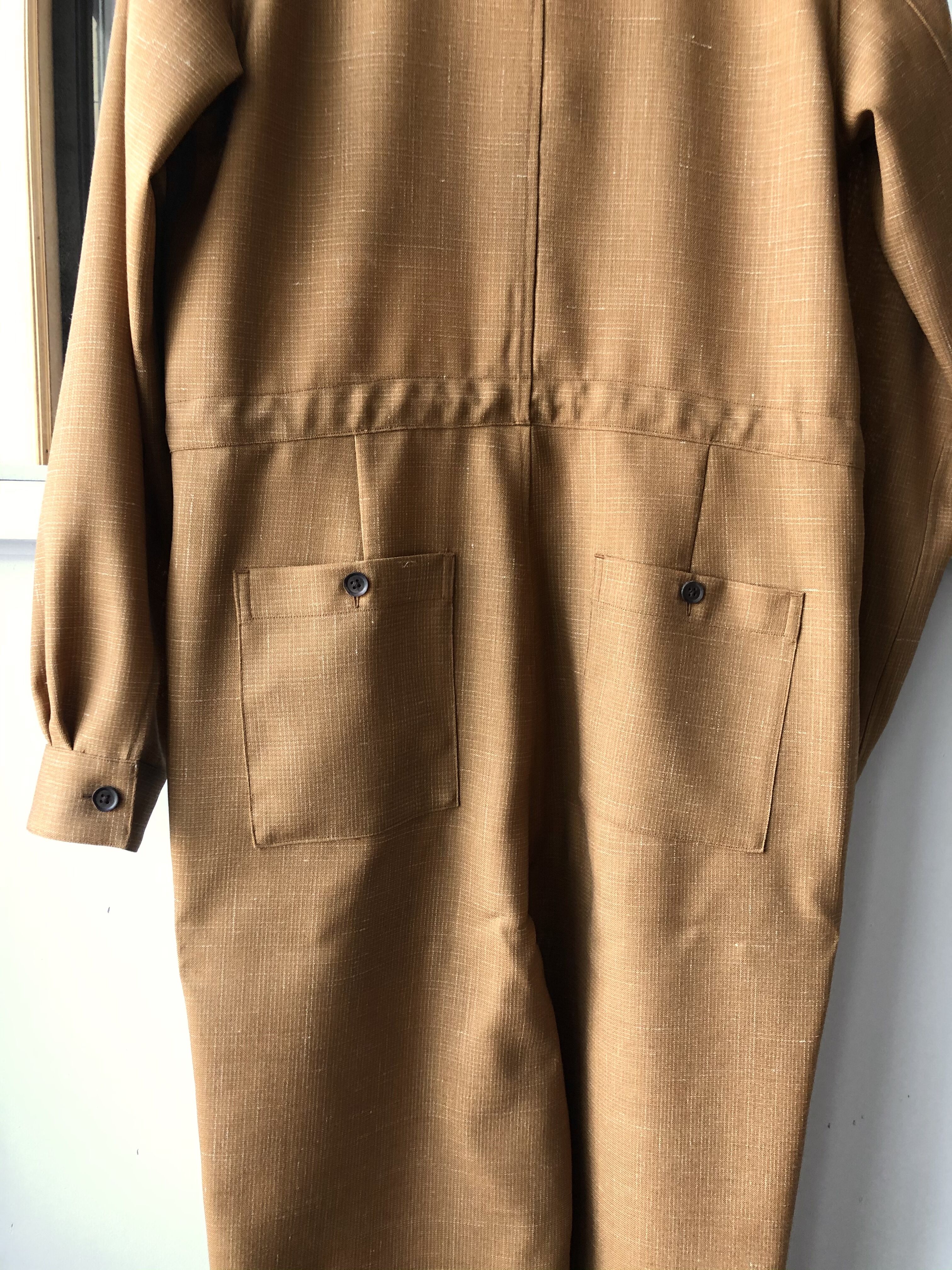 AURALEE WOOL CUPRA LINEN CLOTH セットアップ AURALEE WOOL CUPRA LINEN CLOTH JUMPSUIT A20S