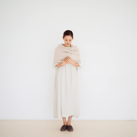 fruits of life ローブ ライトグレー fruits of life ローブ ライトグレー ｜くらすこと オンラインストア