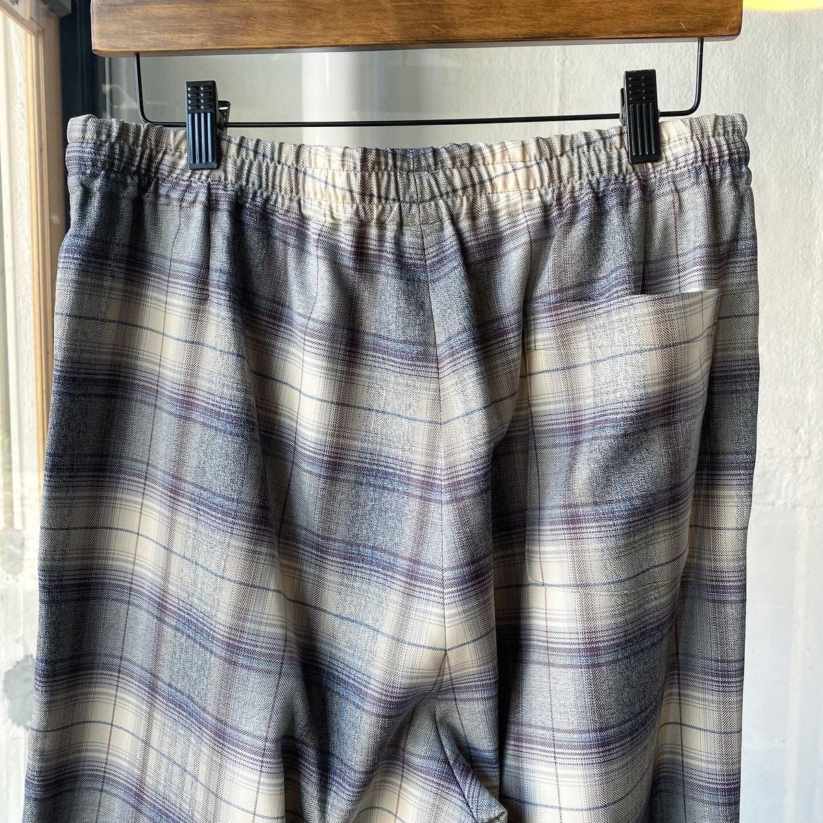 AURALEE SUPER LIGHT WOOL EASY SLACKS Auralee Men's Superlight Wool