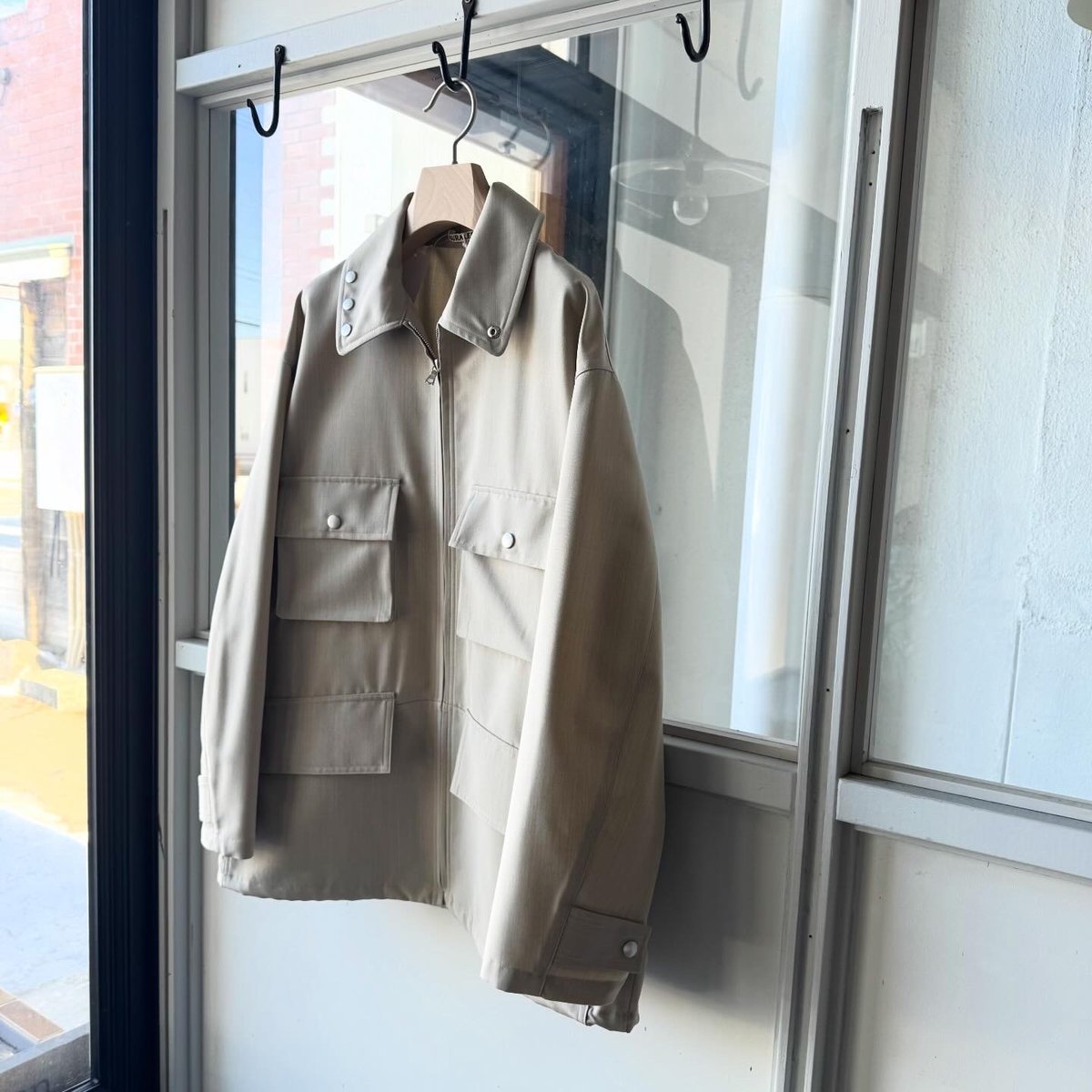 AURALEE WOOL MAX CANVAS BLOUSON | Less Higashi