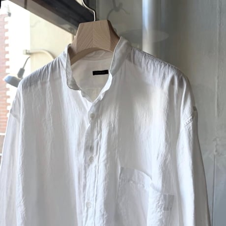 COMOLI　モスリン プルオーバーシャツ
