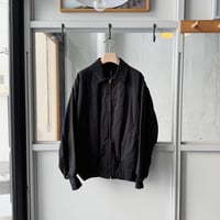 COMOLI　ブラックドリル ジップジャケット