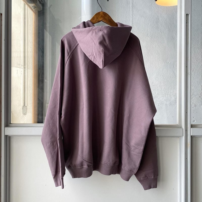 AURALEE - AURALEE / オーラリー | 2021SS | SUPER SOFT SWEAT DRAW CODE BIG P/O ドローコード  ラグラン ビッグシルエット スウェット プルオーバー | 1 | パープル | レディース AURALEE - AURALEE / オーラリー | 2021SS | SUPER SOFT SWEAT