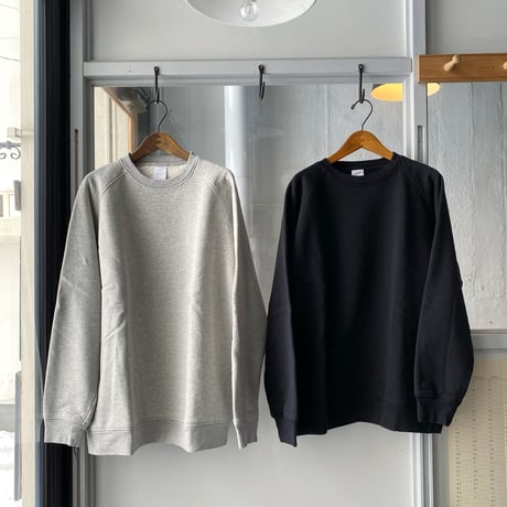 COMOLI  コットン吊裏毛 クルーネック