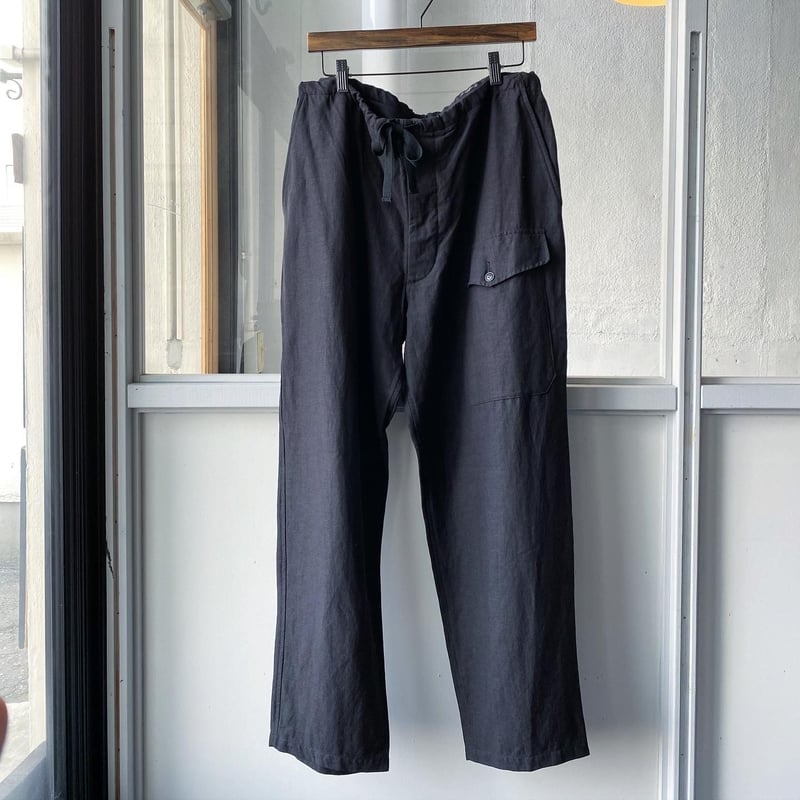 COMOLI ヴィスコースリネンドローストリングパンツ | Less COMOLI ヴィスコースリネンドローストリングパンツ | Less