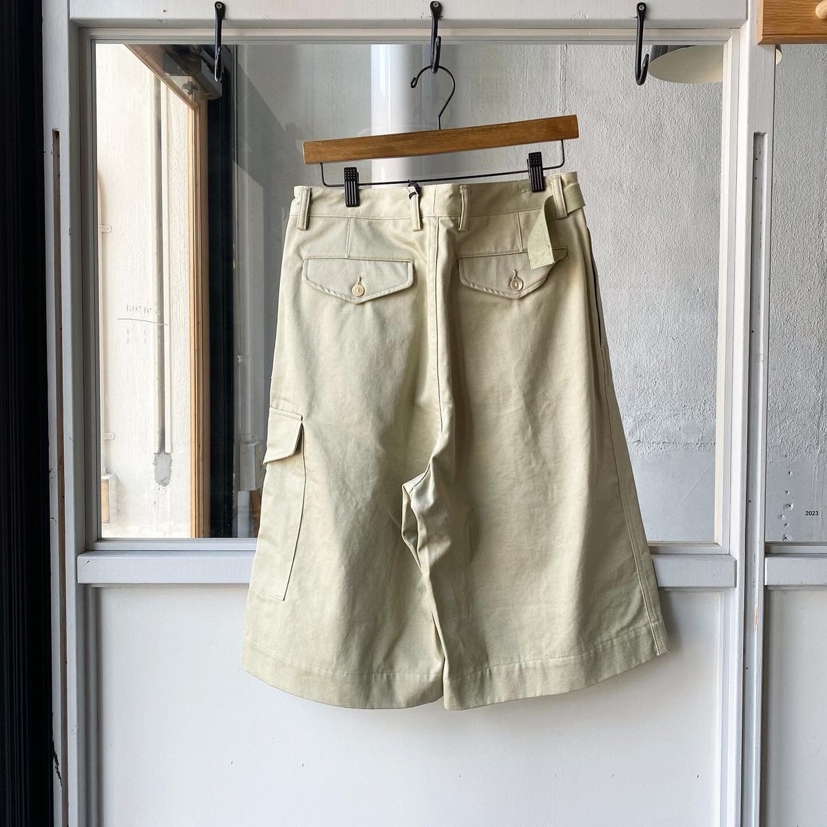 パンツ AURALEE WASHED FINX CHINO SHORTS ASK availability First)AURALEE WASHED FINX CHINO SHORTS new