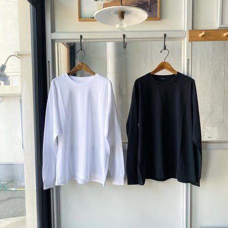 COMOLI　空紡天竺  長袖Tシャツ