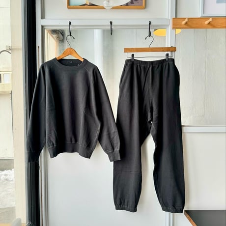 COMOLI　製品染 裏毛 パンツ