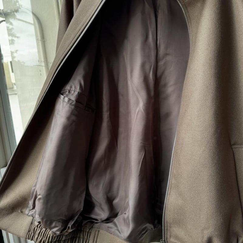 ssstein MELTON ZIP UP BLOUSON | Less Higashi