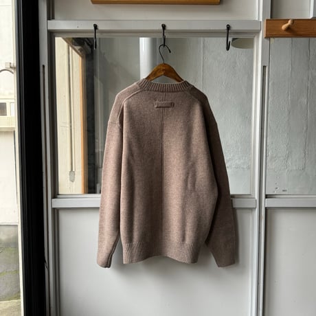 ssstein　  EXTRA FINE WOOL WARM KNIT CREW NECK LS