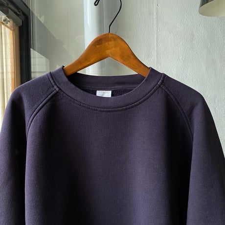 COMOLI  コットン吊裏毛 クルーネック  FADE NAVY