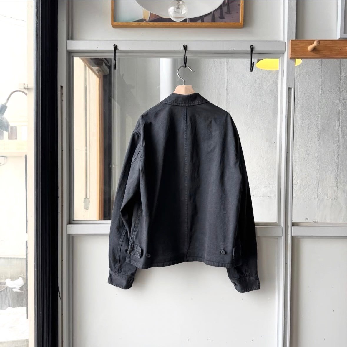 AURALEE GARMENT-DYED FINX LIGHT CHINO BLOUSON |