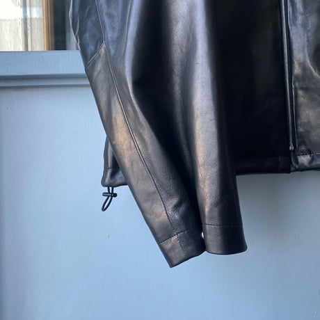 stein　   LEATHER HOODED SHORT JACKET  - ST.769