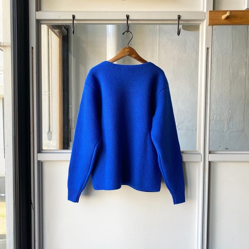 AURALEE MILLED FRENCH MERINO RIB KNIT BOAT NECK AURALEE MILLED FRENCH MERINO RIB KNIT BOAT NECK