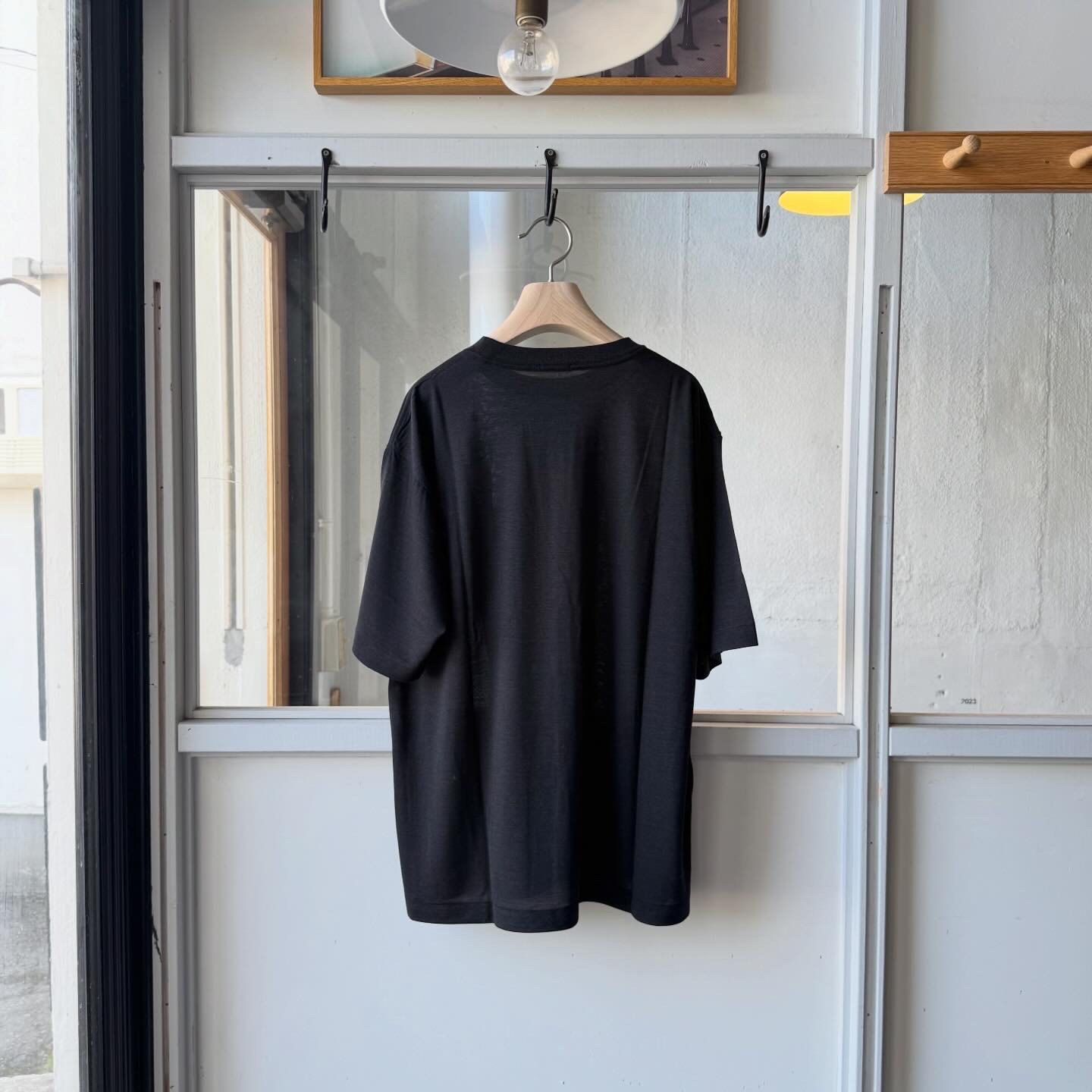COMOLI サマーウール 半袖Tシャツ | Less