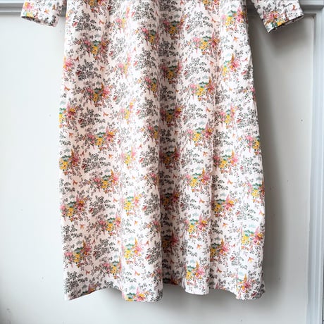 YAECA　[WOMENS] CANVAS DESIGN　Aラインドレス (MINIATURE WONDERLAND)