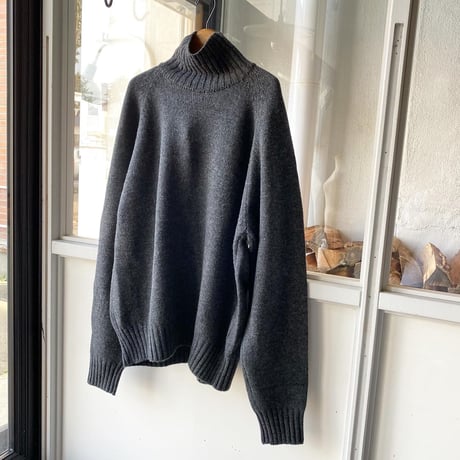 stein      EX FINE LAMBS LOOSE HIGH NECK KNIT LS  - ST.450