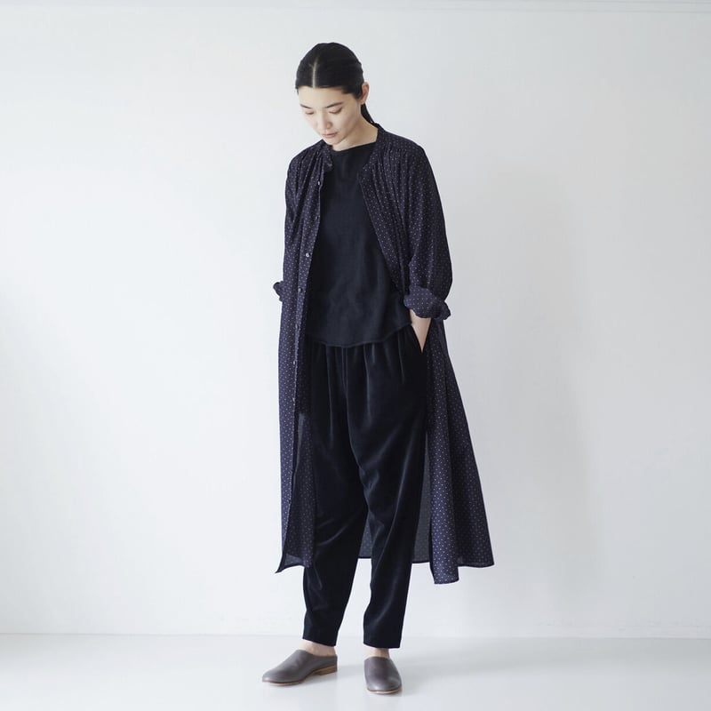 fruits of life ベロアテーパードパンツ | Less Higashikawa fruits of life ベロアテーパードパンツ | Less Higashikawa
