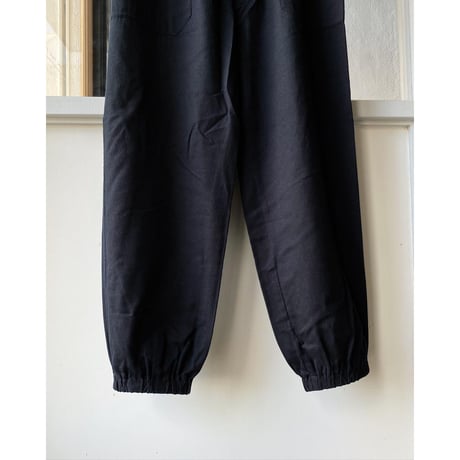 COMOLI  シルクネル ドローストリングパンツ