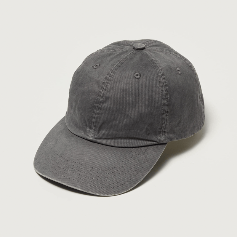 AURALEE GARMENT-DYED FINX CHINO CAP MADE BY KIJ
