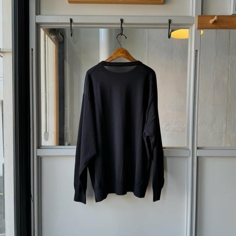 COMOLI　ウール クルーネックニット