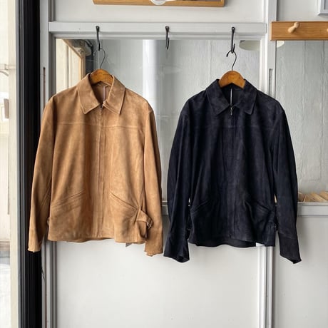 COMOLI   シープスエード ジップショートジャケット