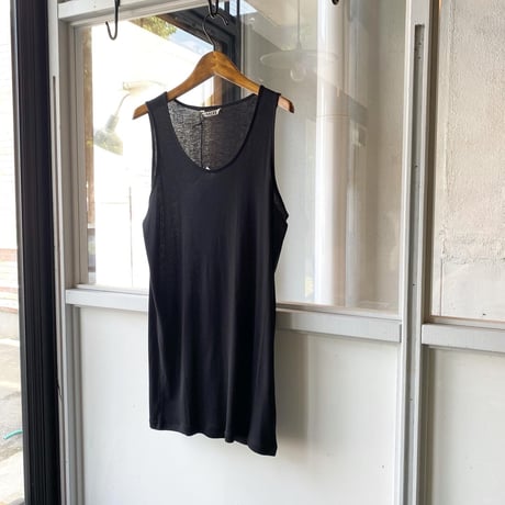AURALEE 　GIZA SUPER HIGH GAUGE SHEER RIB TANK